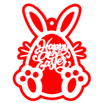 Load image into Gallery viewer, Easter Rabbit Coloured Dangler
