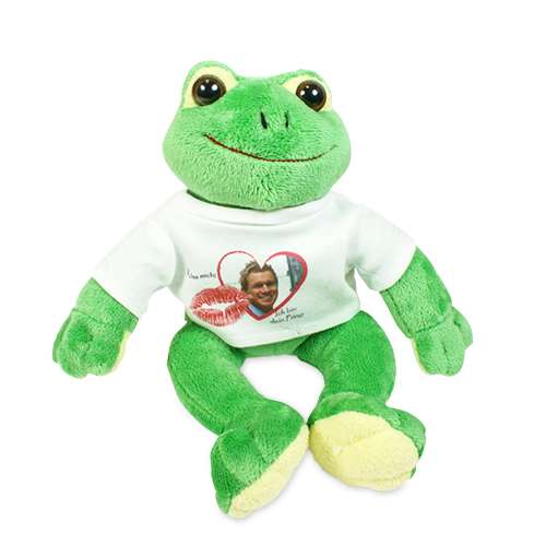 Personalised Soft toy Frog Paddy