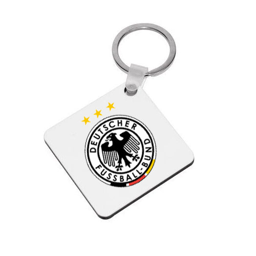 Euro 2024 MDF  Keyring MDF Wood