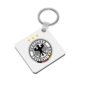 Euro 2024 MDF  Keyring MDF Wood