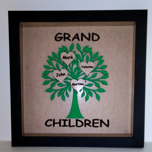 Grand Children Family Tree Frame