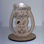 Load image into Gallery viewer, Easter Bunnies Egg  Free Standing MDF wood
