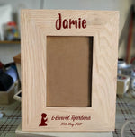 Load image into Gallery viewer, First Holy Communion Personalised Deluxe Solid Oak 6&quot; x 4&quot; Photo Frame
