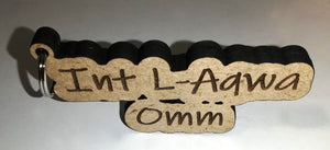 “INTI L-AQWA OMM” Keyring laser engraved