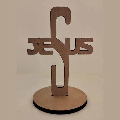 Cross Holy Communion Free Standing Laser Engraving