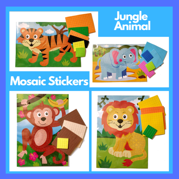 Jungle Animal Mosaic Picture Kit