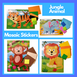 Load image into Gallery viewer, Jungle Animal Mosaic Picture Kit
