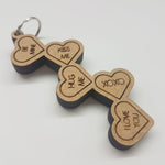 Load image into Gallery viewer, Key-ring Candy Hearts
