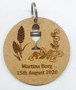 Load image into Gallery viewer, First Holy Communion Key Chain or Fridge magnet  Round
