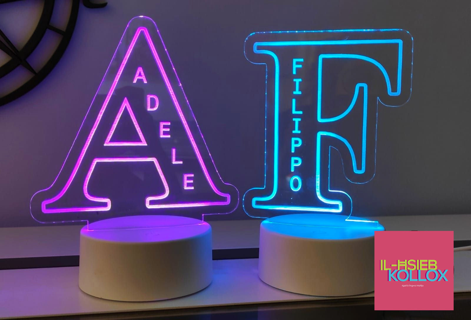 Acrylic Letter shape with name