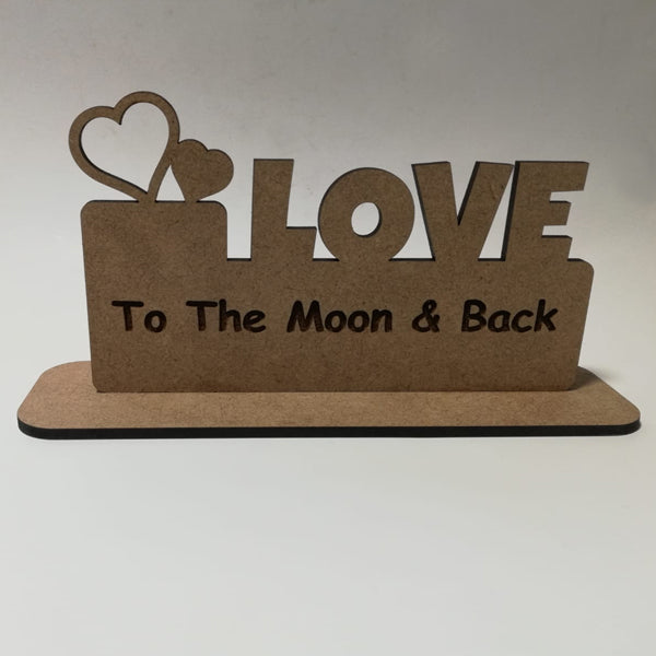 Personalised Love Stand Valentines day