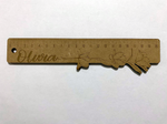 Load image into Gallery viewer, Personalised Laser Engraving Ruler Mdf Wood 20cm
