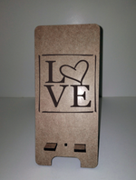 Load image into Gallery viewer, Mobile Phone Stand  Valentines day MDF Wood
