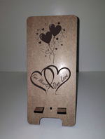Load image into Gallery viewer, Mobile Phone Stand  Valentines day MDF Wood
