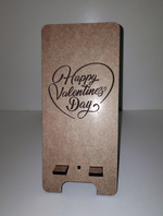 Load image into Gallery viewer, Mobile Phone Stand  Valentines day MDF Wood
