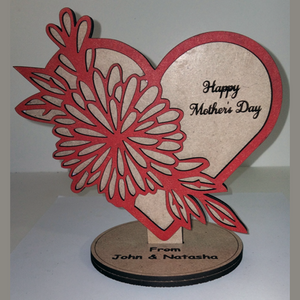 Mother's day Heart Stand