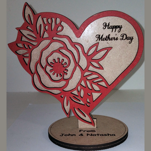 Mother's day Heart Stand