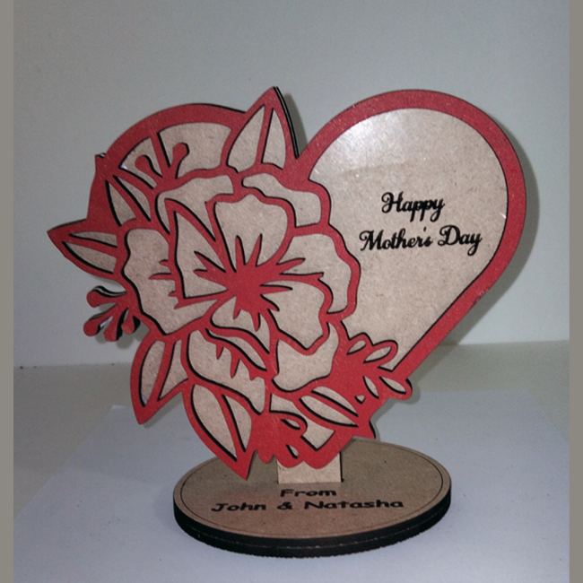 Mother's day Heart Stand