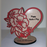 Load image into Gallery viewer, Mother&#39;s day Heart Stand
