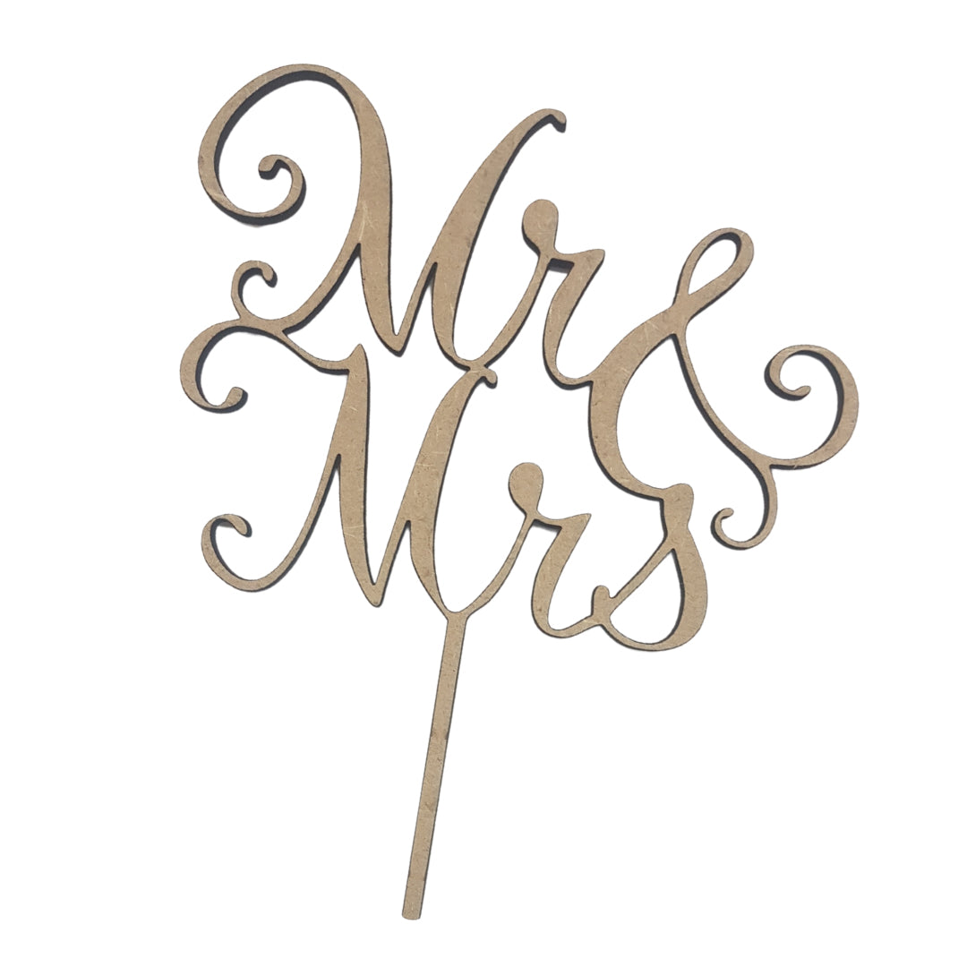 Cake topper Mr&Mrs 4