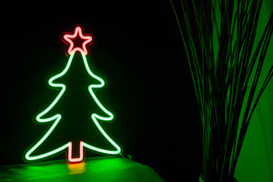 Neon LED Xmas Tree Design