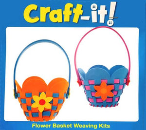 Foam Flower Basket Weaving Kit