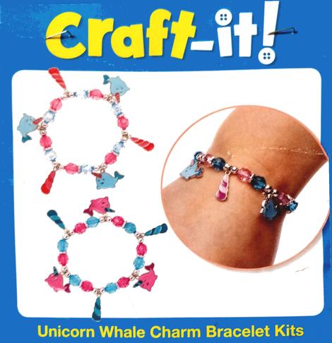 Unicorn Whale Charm Bracelet Kit