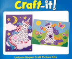 Load image into Gallery viewer, Unicorn Sequin Craft Kit - Pack of 4
