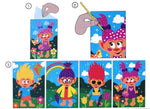 Load image into Gallery viewer, Hairy Heads Sequin Craft Kit - Pack of 4
