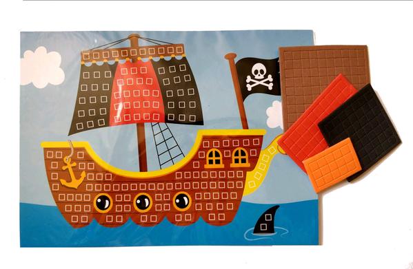 Pirate Mosaic Picture Kit