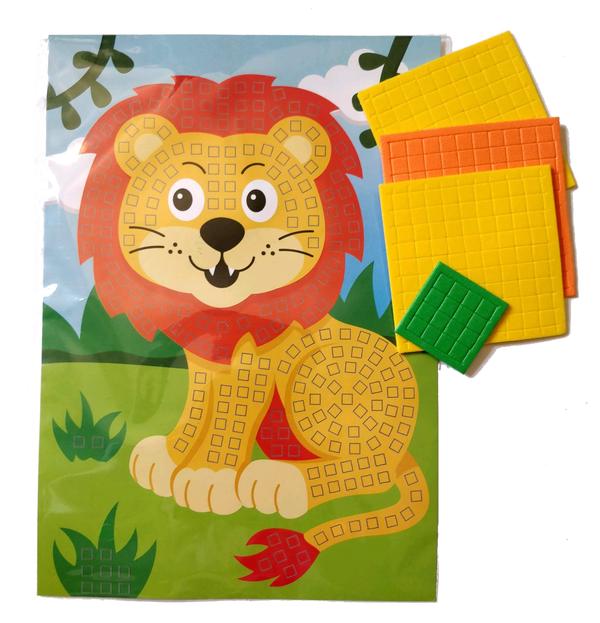 Jungle Animal Mosaic Picture Kit