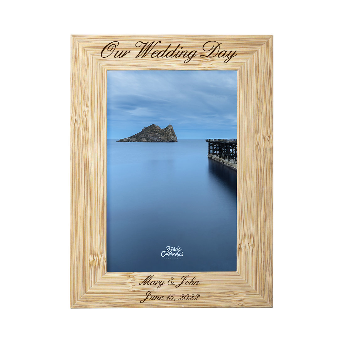 Personalised Photo Frame 6x4"