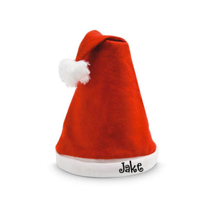 Personalised Santa Claus hat red 30x45cm