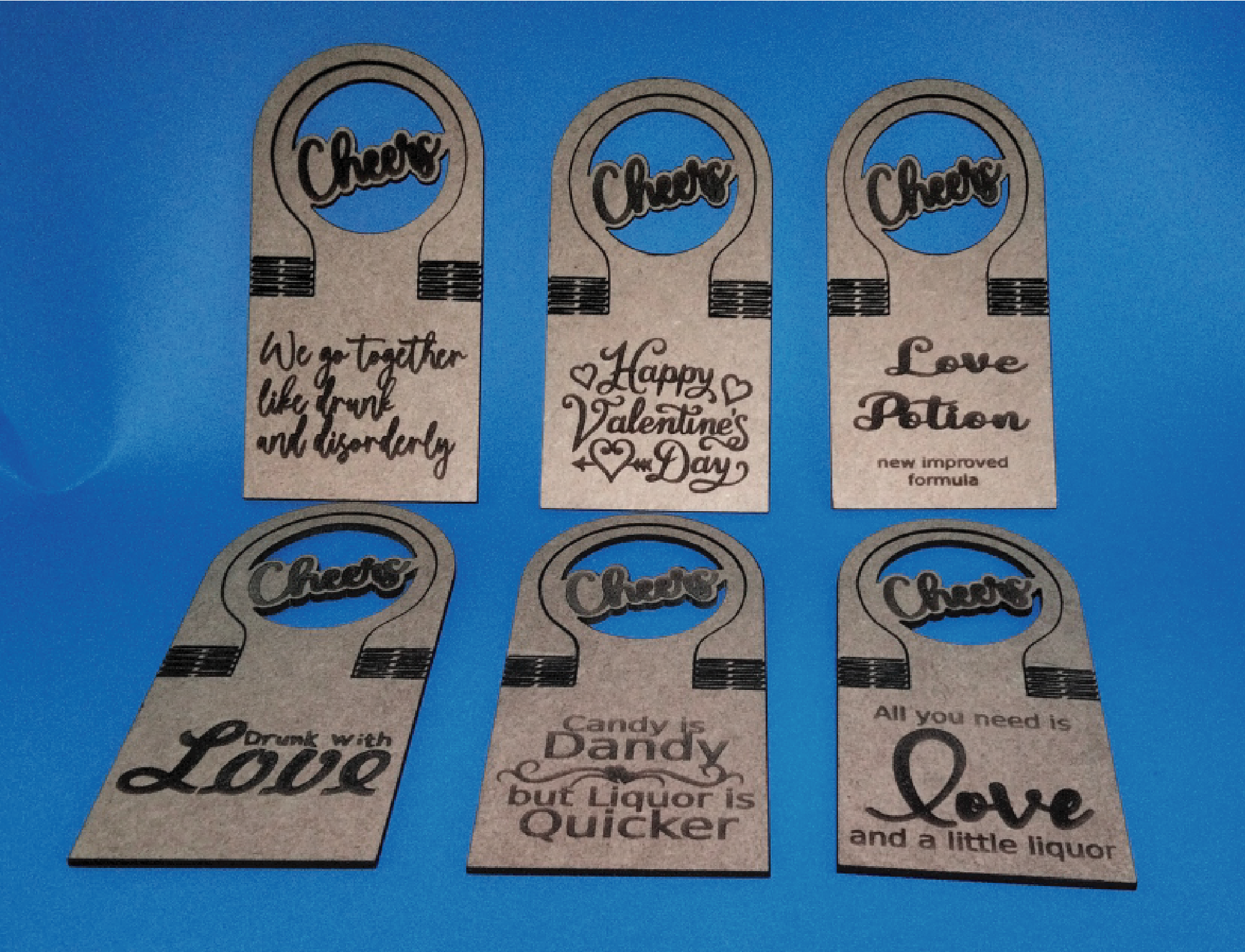 Valentine Bottle Tags