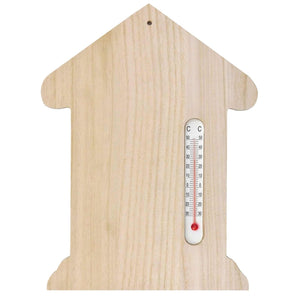 Personalised Wooden Household Thermometer Plaque