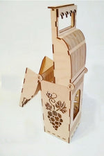 Load image into Gallery viewer, Wine Box Laser Engraved MDF Wood
