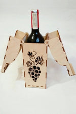 Load image into Gallery viewer, Wine Box Laser Engraved MDF Wood
