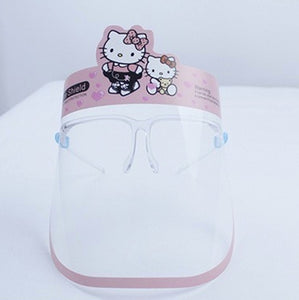 Character Kids Face Shield with glasses (Full face protection for Children)