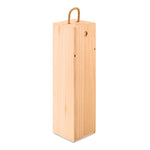 Load image into Gallery viewer, Christmas Wooden Wine Box With Sliding Lid and Rope
