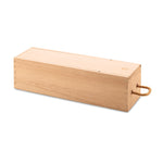 Load image into Gallery viewer, Christmas Wooden Wine Box With Sliding Lid and Rope
