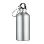 Load image into Gallery viewer, Personalised Aluminium single layer bottle with carabiner. 400 ml
