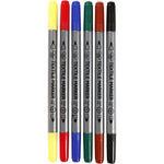Load image into Gallery viewer, Fabric Markers - Pack of 6 Double Sided
